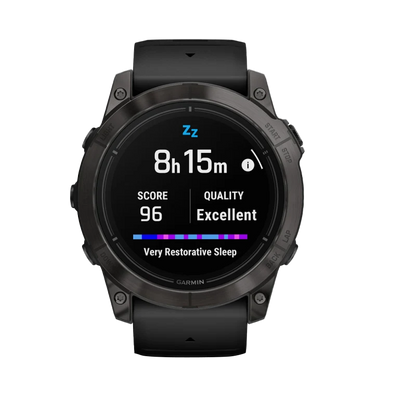 Garmin Epix Pro (Gen 2), 51 mm Sapphire Edition Carbon Gray DLC Titanium with Black Band (010-02804-00) by Garmin