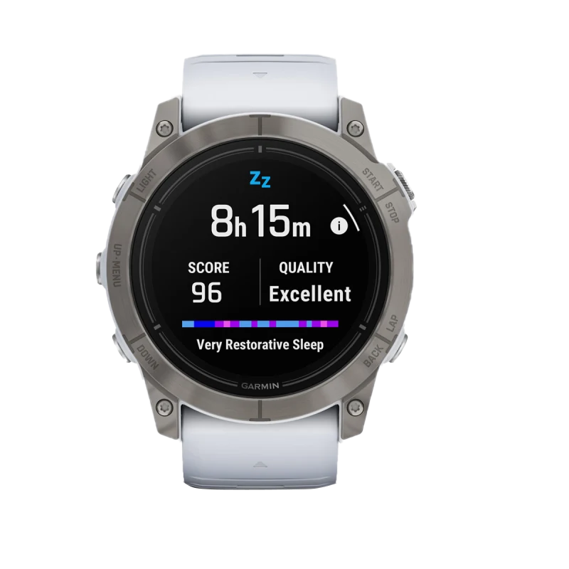 Garmin Epix Pro (Gen 2), 51 mm Sapphire Edition Titanium with Whitestone Band (010-02804-10) by Garmin