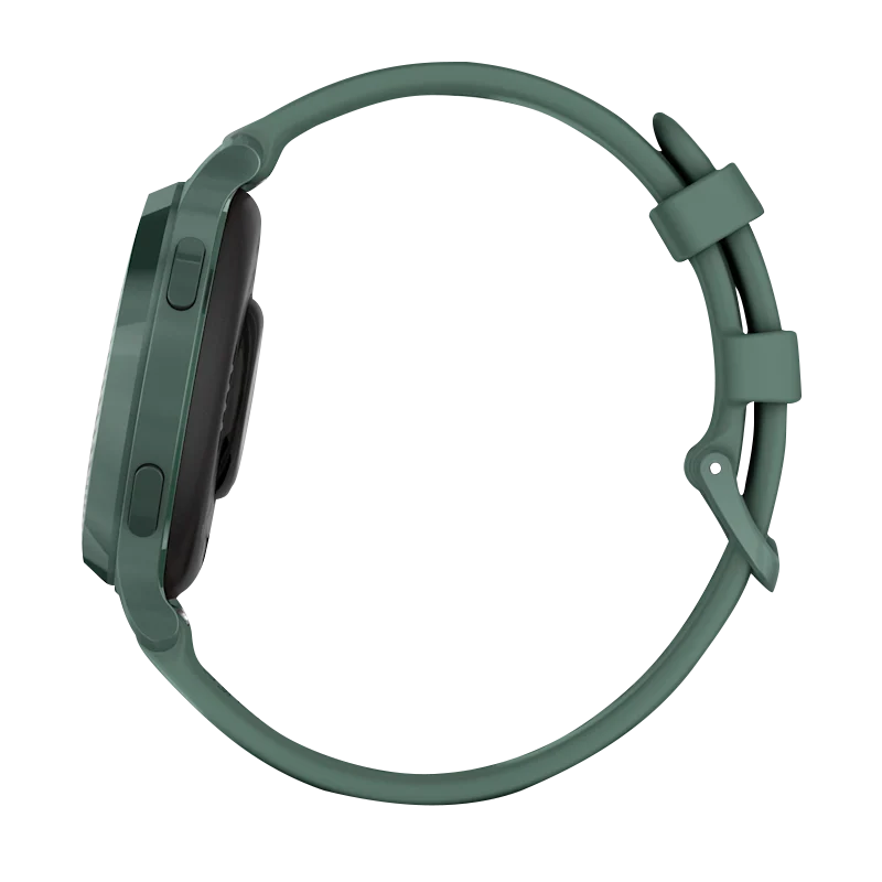 Garmin Lily 2 Active smartwatch in Jasper Green with Jasper Green silicone band