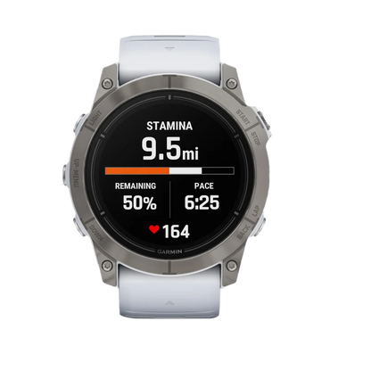 Garmin Epix Pro (Gen 2), 51 mm Sapphire Edition Titanium with Whitestone Band (010-02804-10) by Garmin