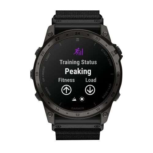 Garmin Tactix 7 AMOLED GPS Smartwatch, certified refurbished, black bezel with black strap