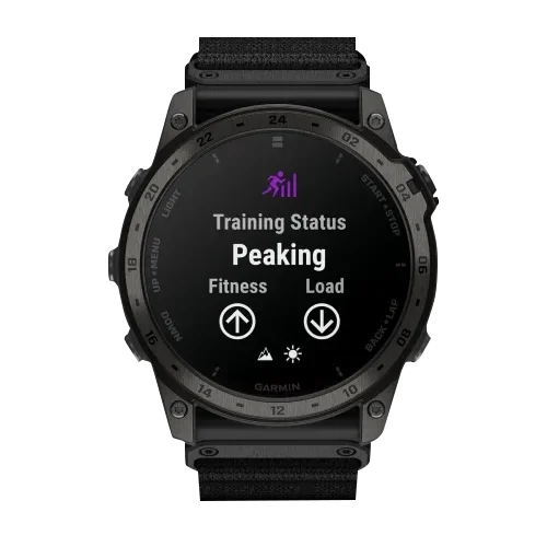 Garmin Tactix 7 AMOLED GPS Smartwatch, certified refurbished, black bezel with black strap