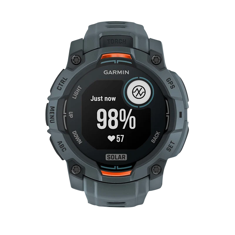 Garmin Instinct 3 Solar smartwatch, 45mm Twilight with Twilight Band