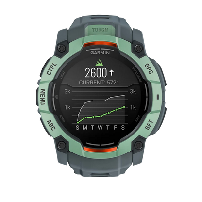 Garmin Instinct 3 AMOLED, (50mm) Neo Tropic with Twilight Band (010-03020-01) by Garmin