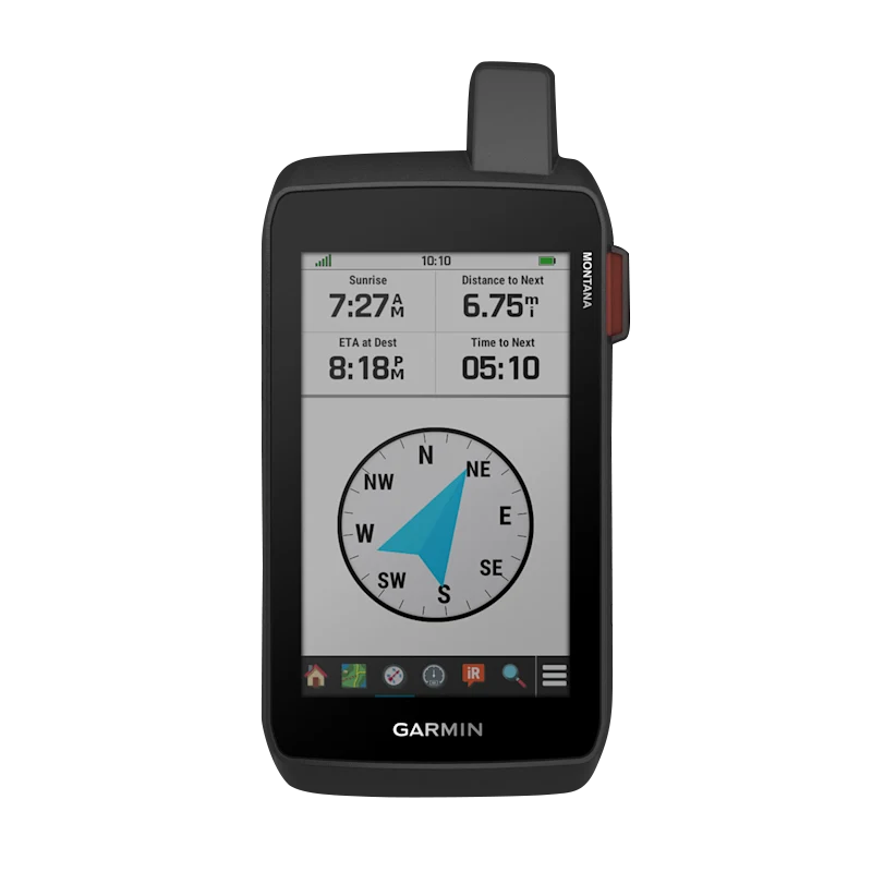 Garmin Montana 760i rugged black GPS navigator with touchscreen, inReach, and 8MP camera
