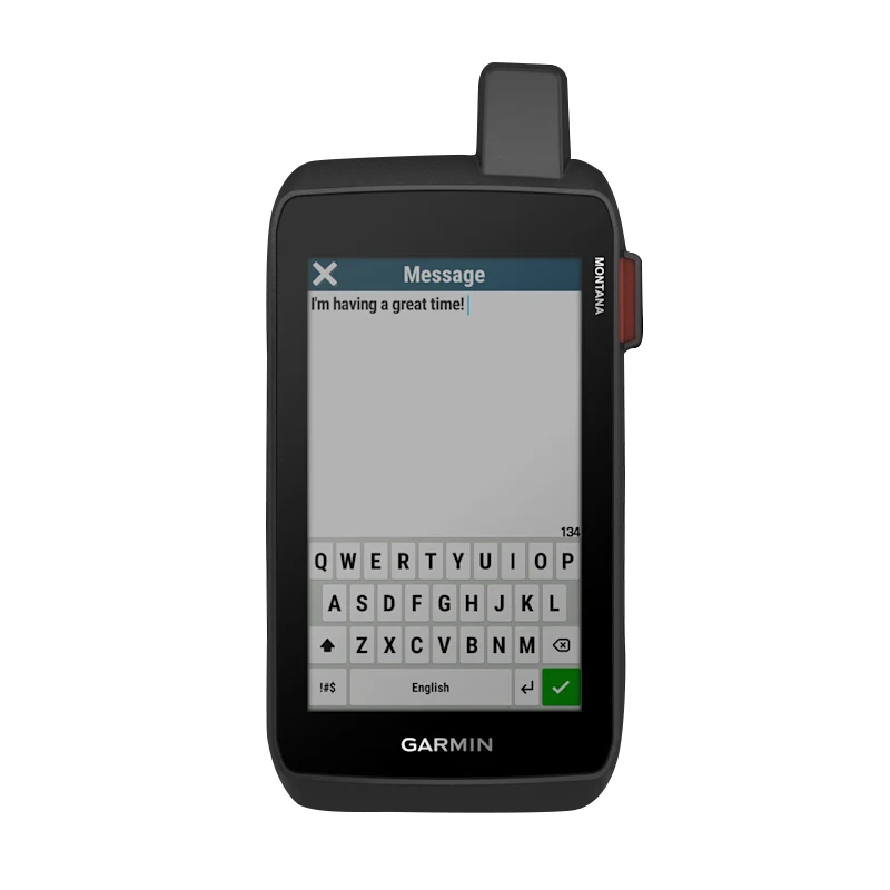 Garmin Montana 760i rugged GPS navigator with touchscreen, inReach, and 8MP camera
