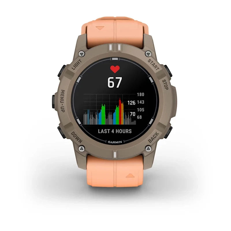 Garmin Descent G2 AMOLED Dive Watch with Paloma case and shell-pink band (010-02986-01)