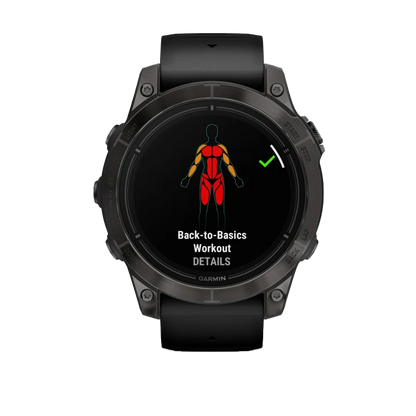 Garmin Epix Pro (Gen 2), 47 mm Sapphire Edition Carbon Gray DLC Titanium with Black Band (010-02803-10) by Garmin