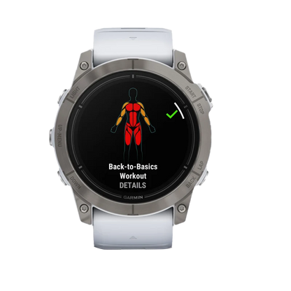 Garmin Epix Pro (Gen 2), 51 mm Sapphire Edition Titanium with Whitestone Band (010-02804-10) by Garmin