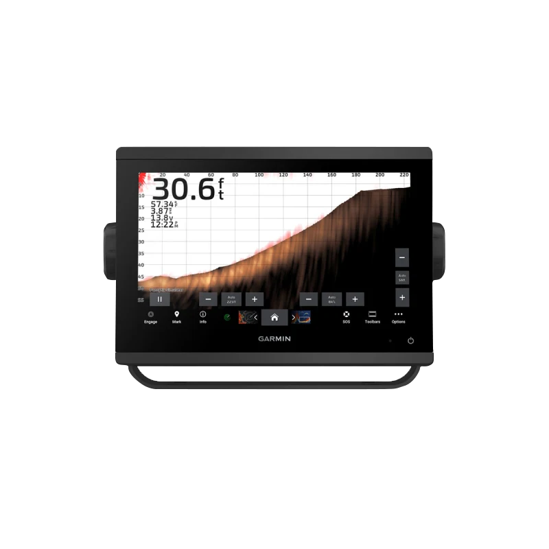 Garmin GPSMAP 943xsv marine chartplotter with GMR 18 HD3 radome, black display unit