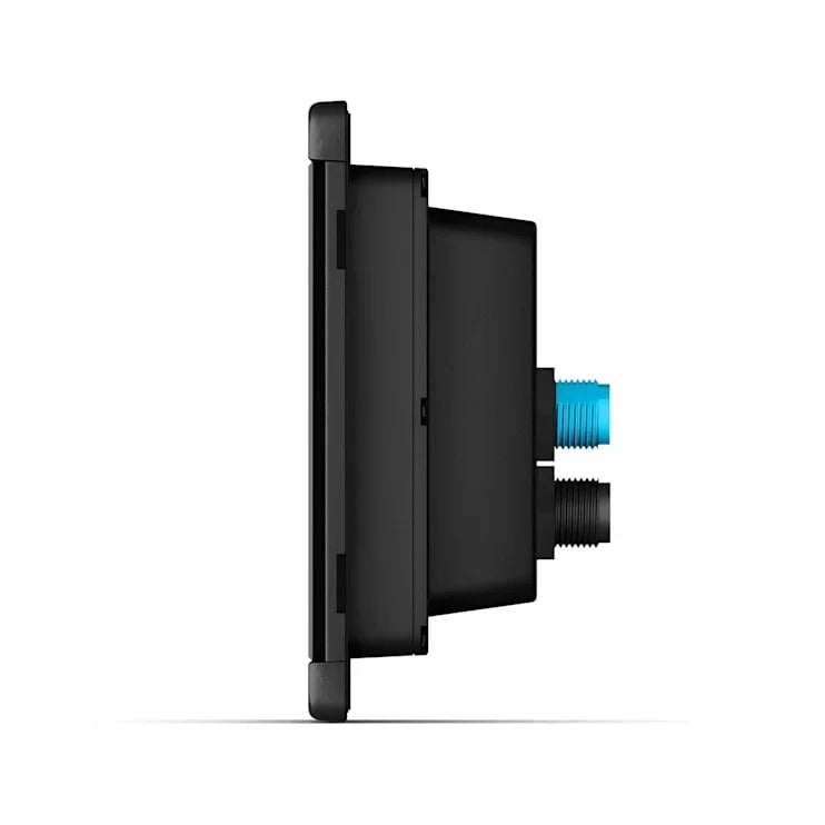 Garmin TD 50 touchscreen display side view with blue and black connectors