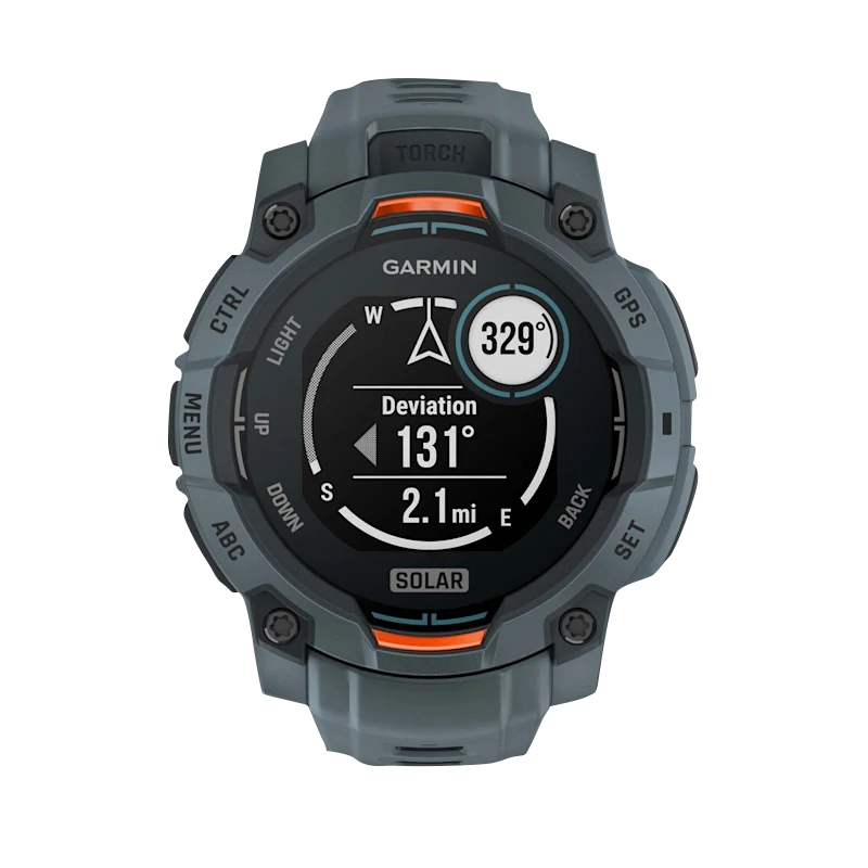 Garmin Instinct 3 Solar smartwatch, 45mm Twilight with Twilight Band