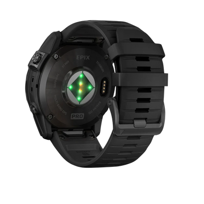 Garmin Epix Pro (Gen 2), 51 mm Sapphire Edition Carbon Gray DLC Titanium with Black Band (010-02804-00) by Garmin