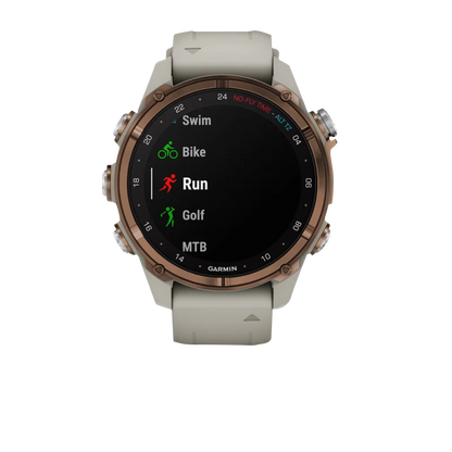 Garmin Descent Mk3i, 43 mm Bronze PVD Titanium with French Gray Silicone Band (010-02753-13) by Garmin