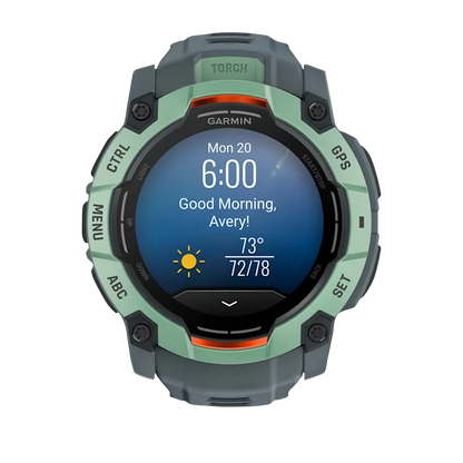 Garmin Instinct 3 AMOLED, (50mm) Neo Tropic with Twilight Band (010-03020-01) by Garmin