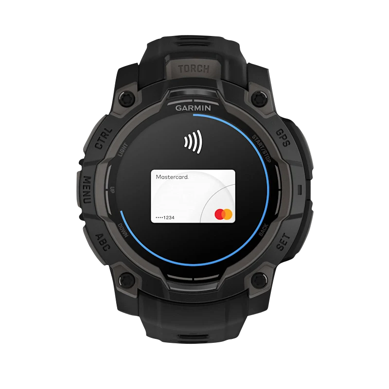 Garmin Instinct 3 AMOLED, (45mm) Black with Black Band (010-02936-00) by Garmin