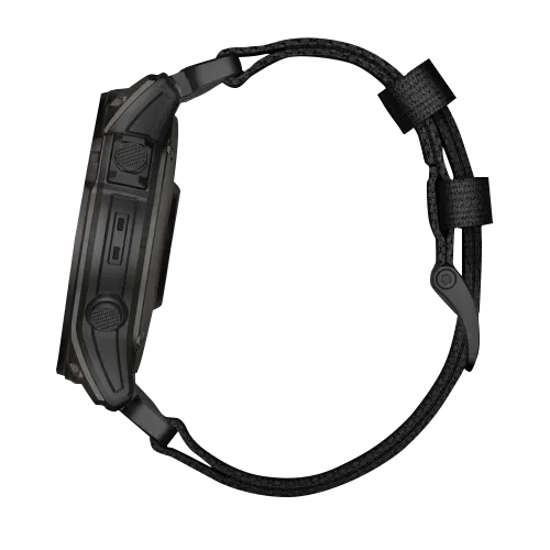 Garmin Tactix 7 AMOLED smartwatch, black rugged tactical GPS watch, certified refurbished