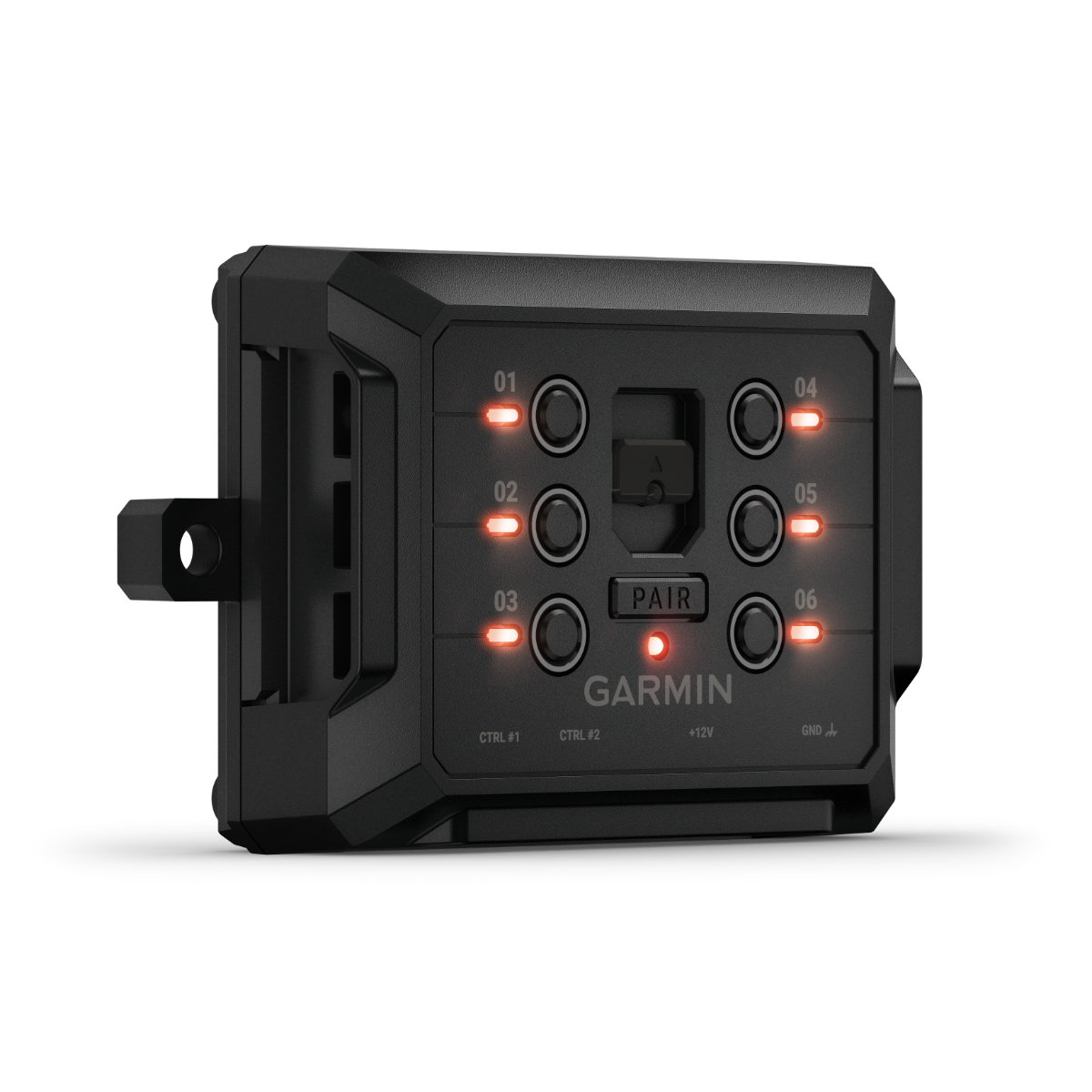 Garmin PowerSwitch 010-02466-00 rugged automotive power distribution switch with six channels and LED indicators