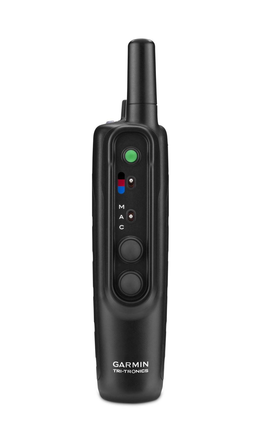 Garmin PRO 550 Handheld Training Device in black with green button, certified refurbished