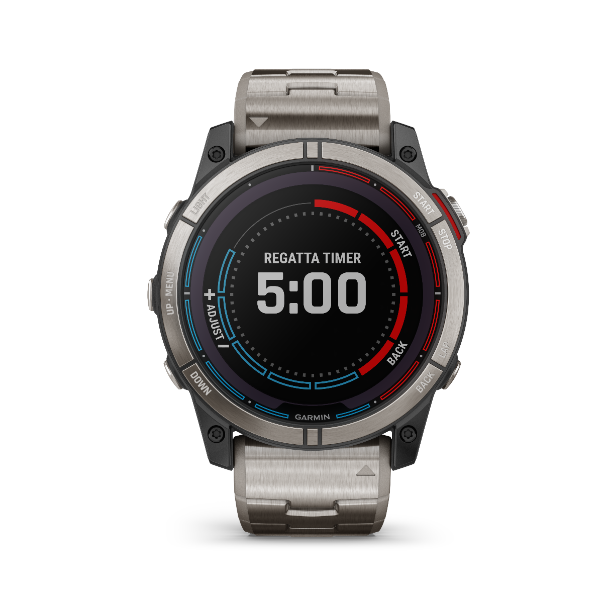 Garmin Quatix 7x Solar Edition marine GPS smartwatch with solar charging and stainless steel band