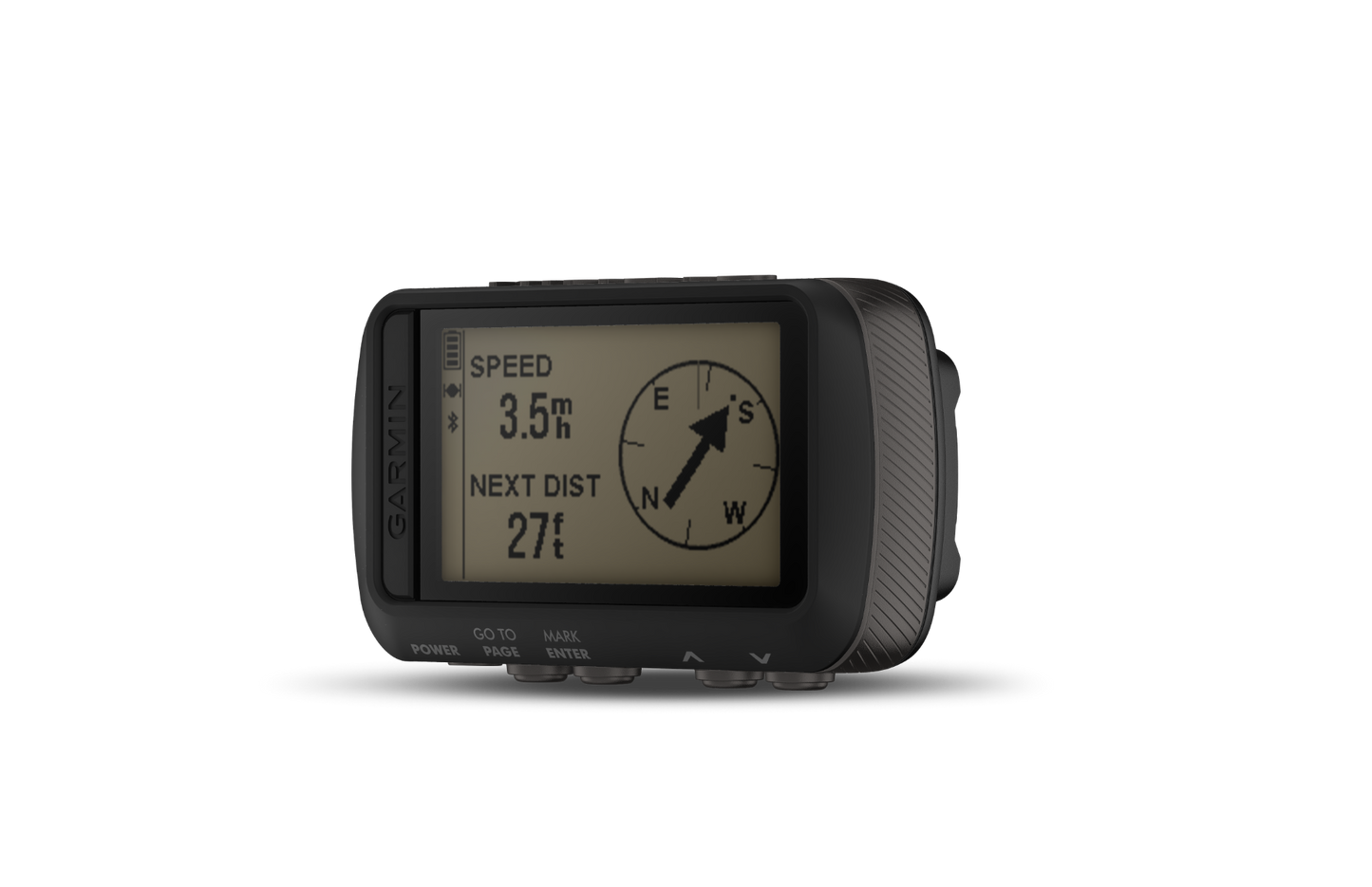 Garmin Foretrex 601 GPS wrist unit with black housing and monochrome display