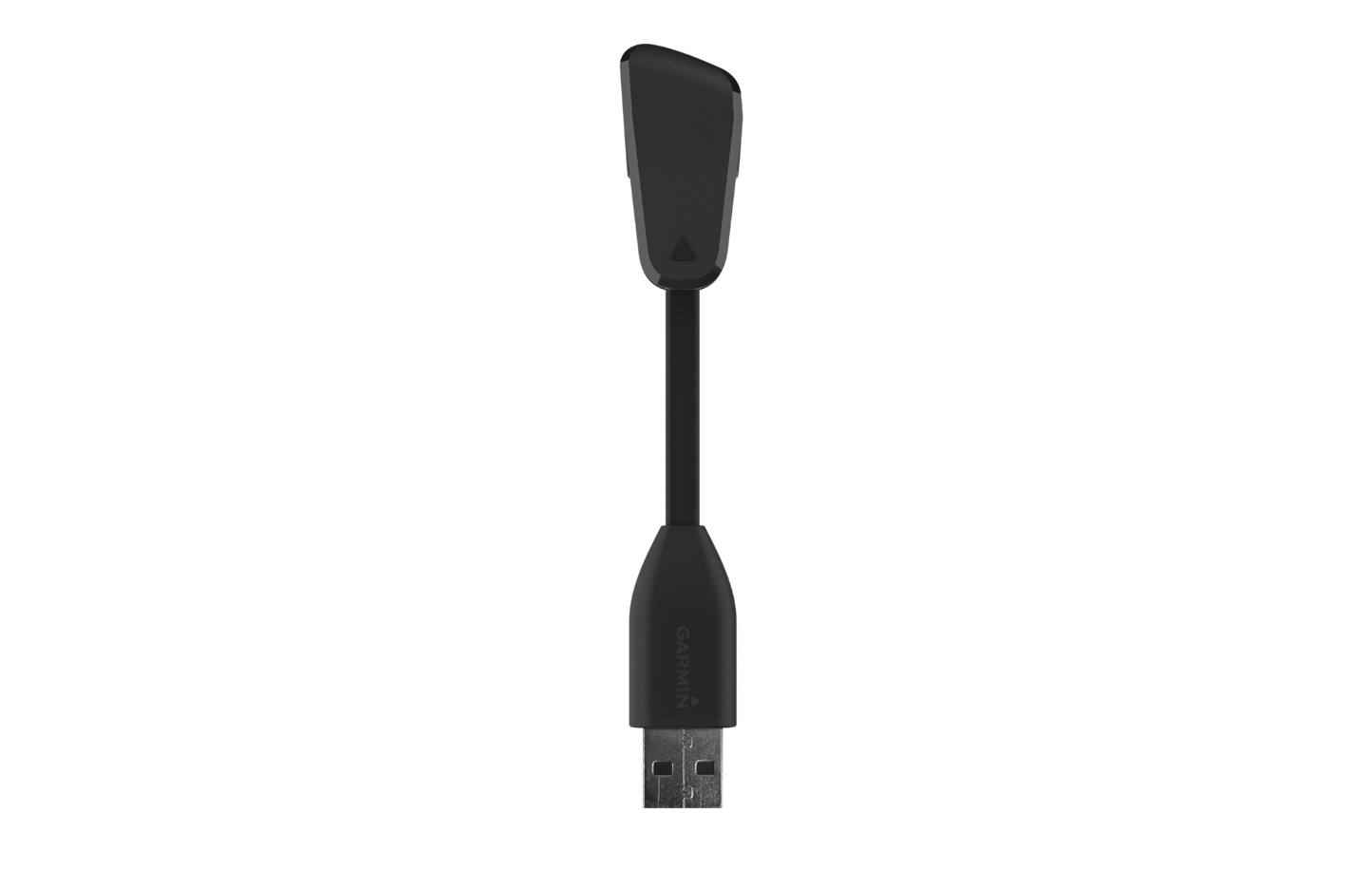 Charging cable for Garmin Vivosmart 4 (010-12819-00), USB-A connector with black charging clip