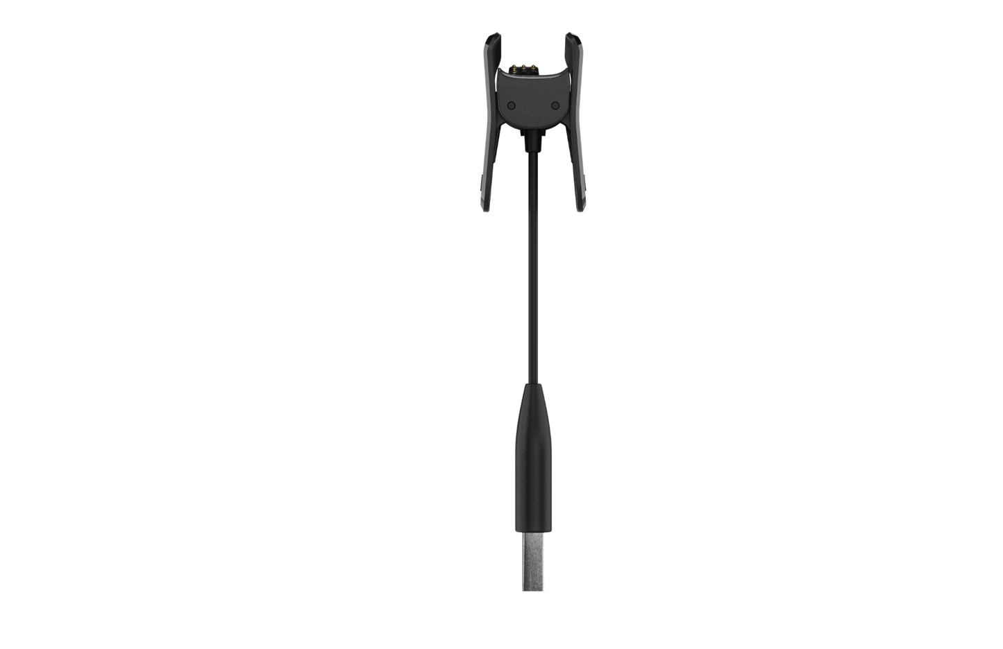 Garmin Vivosmart 4 charging cable (010-12819-00), black clip-style cradle with USB-A end
