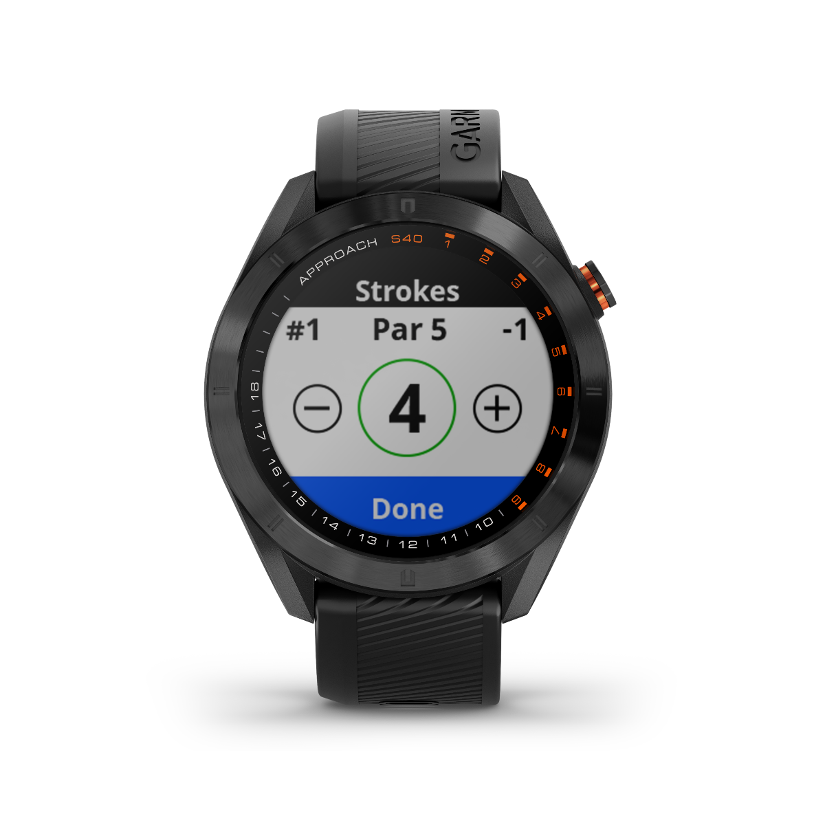 Garmin Approach S40, Black, Golf GPS Smartwatch & Rangefinder (Garmin Certified Refurbished) by Garmin