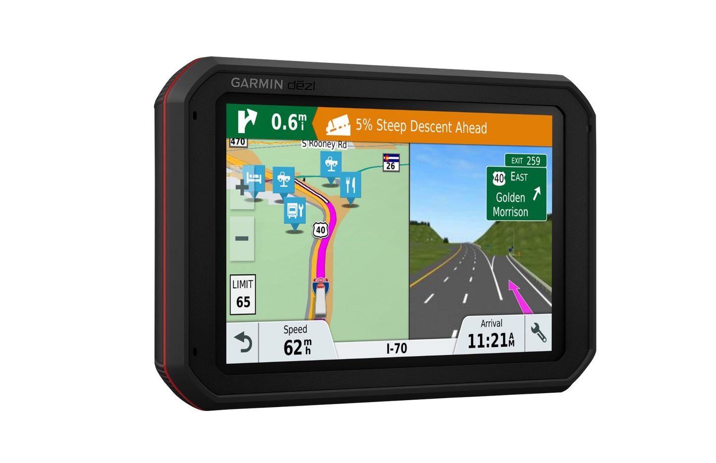 Garmin dezlCam 785LMT-S, Trucking GPS Navigator with 7-inch Screen (010-01856-00) by Garmin