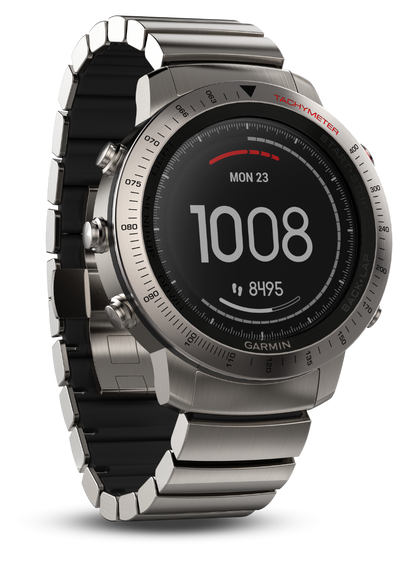 Garmin Fenix Chronos w/ Titanium Hybrid Band (010-01957-01) by Garmin