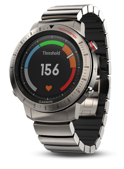Garmin Fenix Chronos w/ Titanium Hybrid Band (010-01957-01) by Garmin