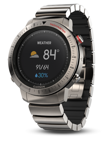 Garmin Fenix Chronos w/ Titanium Hybrid Band (010-01957-01) by Garmin