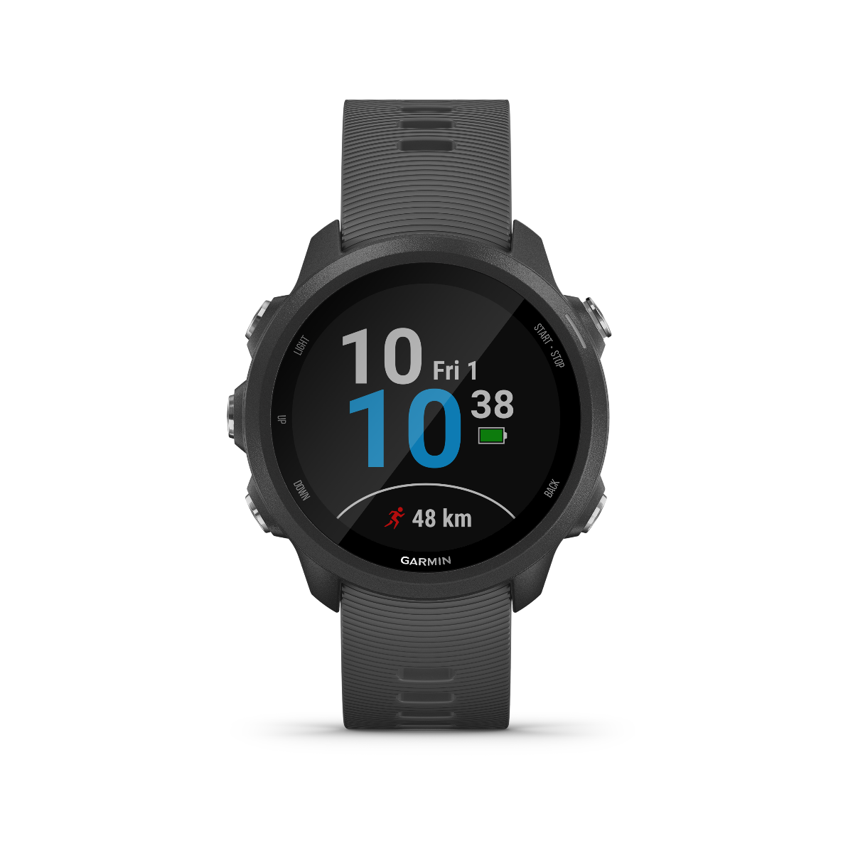 Garmin Forerunner 245, Slate, Premium Fitness GPS Smartwatch for Runners (010-02120-00) by Garmin