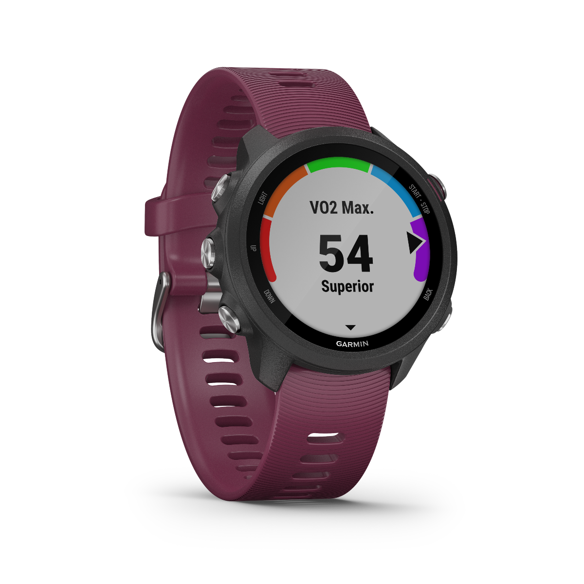 Garmin Forerunner 245, Berry, Premium Fitness GPS Smartwatch for Runners (010-02120-01) by Garmin