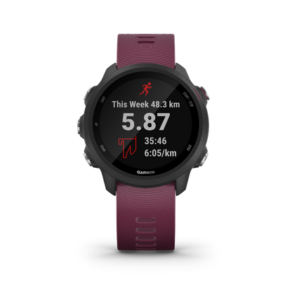 Garmin Forerunner 245, Berry, Premium Fitness GPS Smartwatch for Runners (010-02120-01) by Garmin
