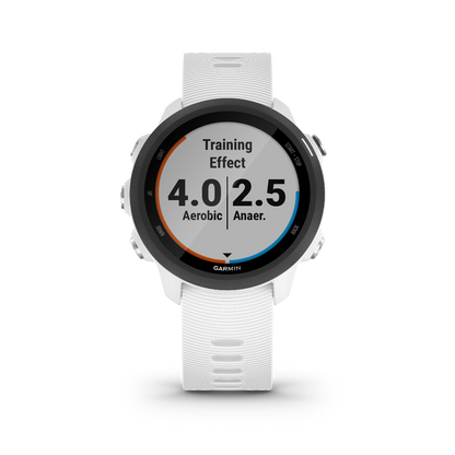 Garmin Forerunner 245 Music, White, Premium Fitness GPS Smartwatch for Runners (010-02120-21) by Garmin
