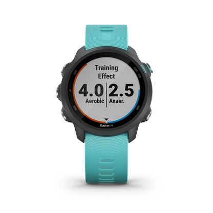 Garmin Forerunner 245 Music, Aqua, Premium Fitness GPS Smartwatch for Runners (010-02120-22) by Garmin