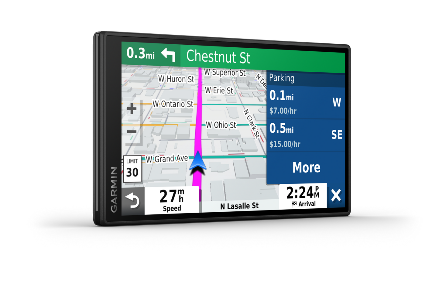 Garmin DriveSmart 55 & Traffic, Smart 5-inch GPS Navigator for Automobiles (010-02037-02) by Garmin