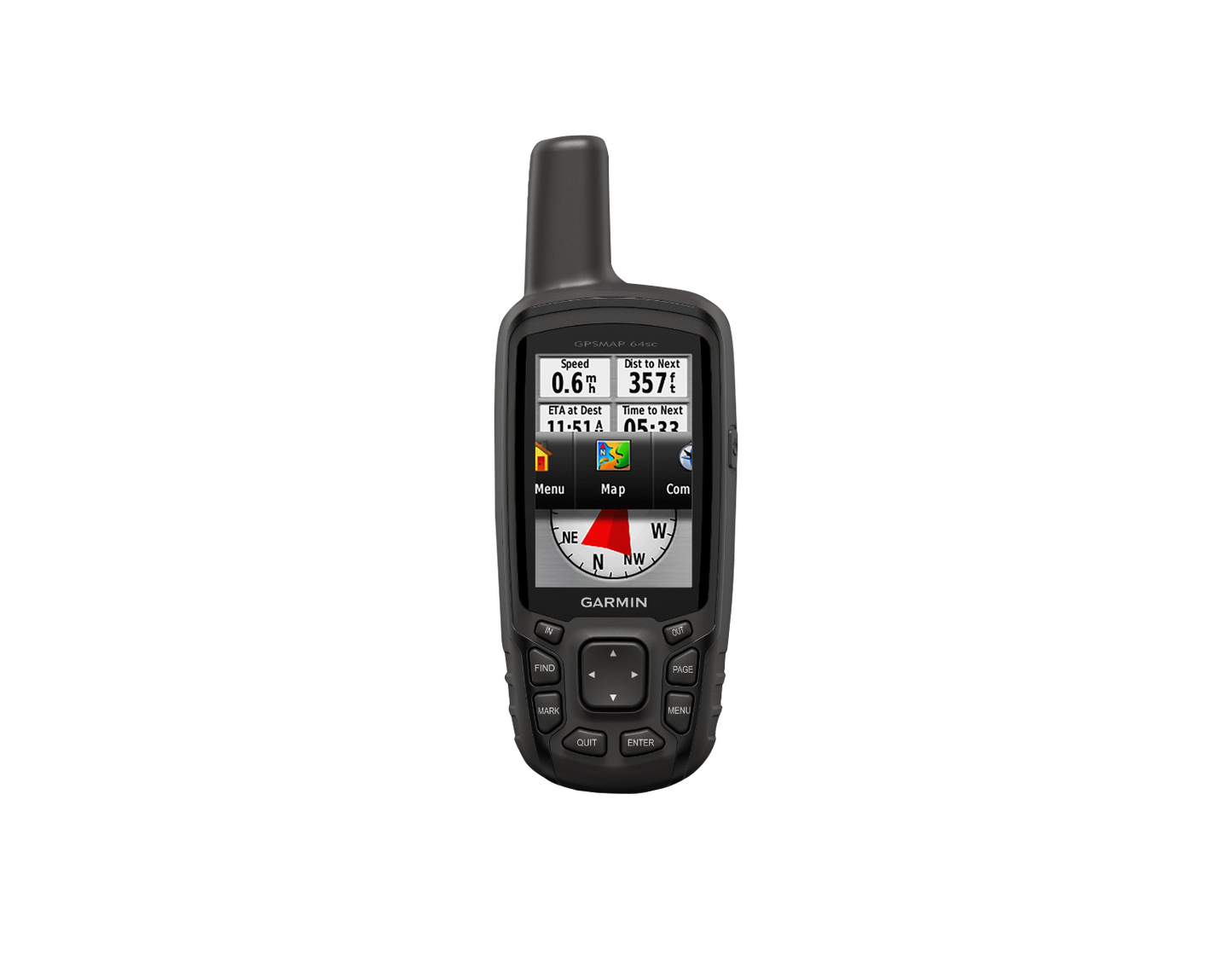 GPSMAP 64sc Garmin handheld GPS navigation device with color display