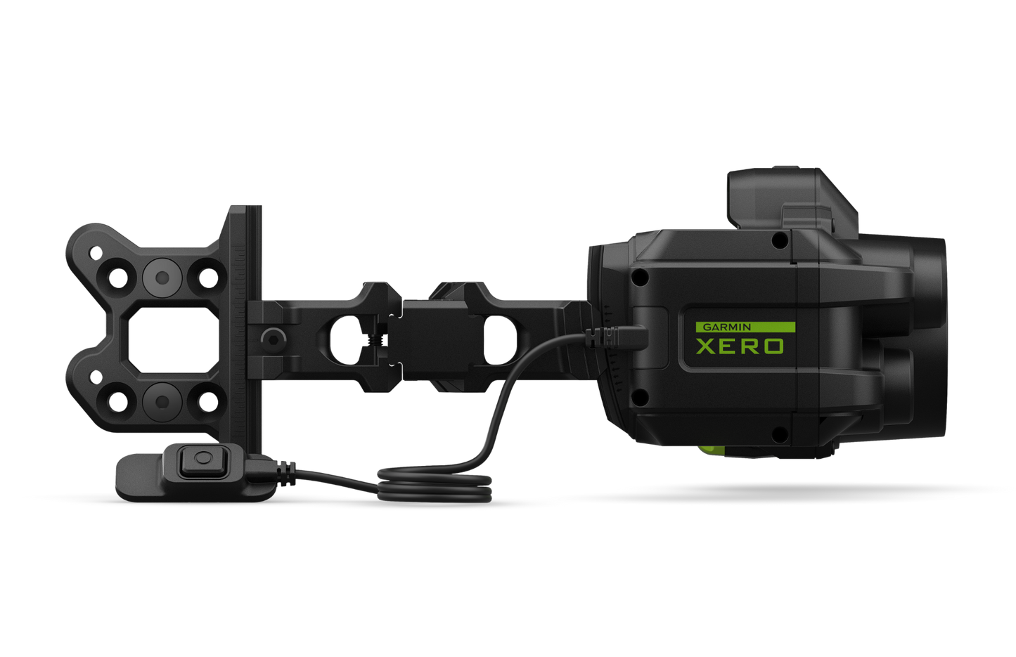 Garmin XERO Right-Handed A1 bow sight, black with lime-green XERO logo