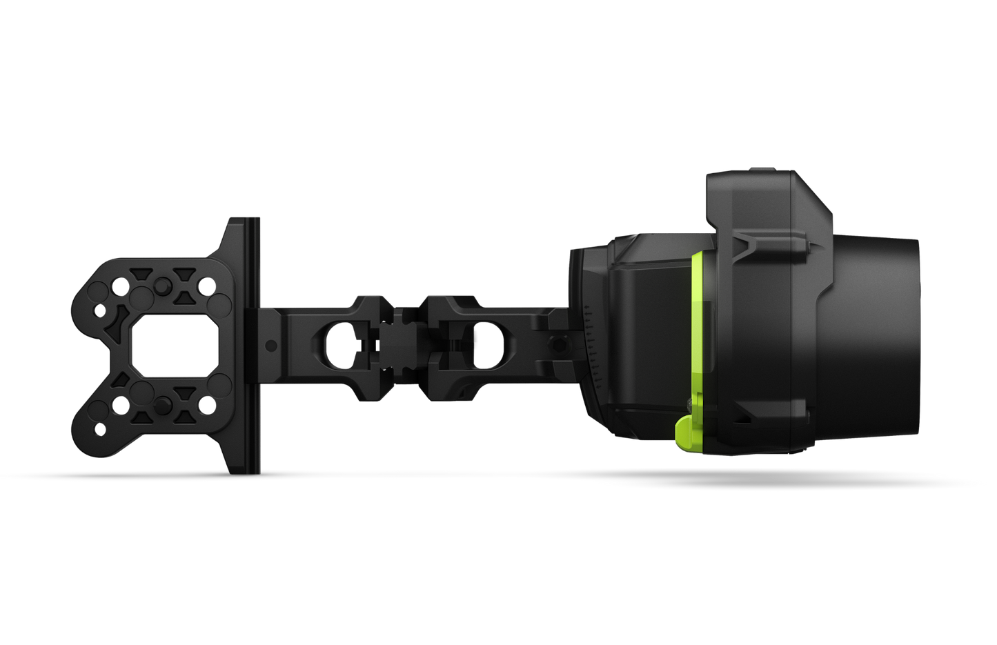 Garmin Xero Left-Handed A1 Bow Sight with neon-green dial and black housing (010-01781-01)