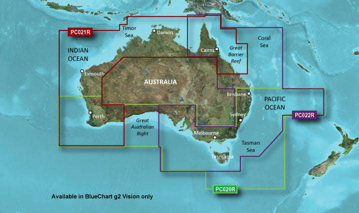 Garmin Bluechart G2 Vision East Coast Australia (010-C0756-00) by Garmin