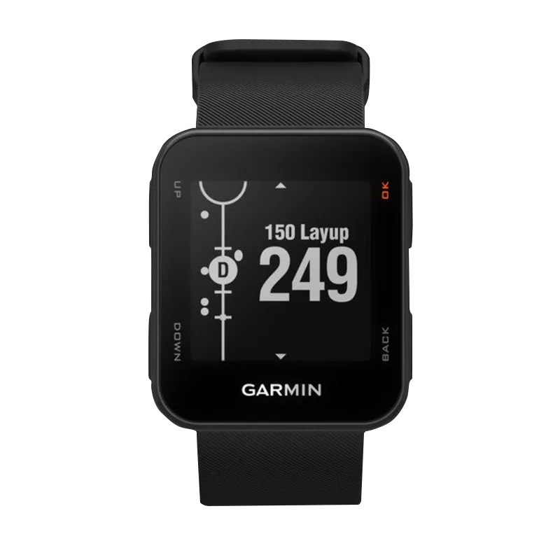 Garmin Approach S10 Black certified refurbished GPS golf watch