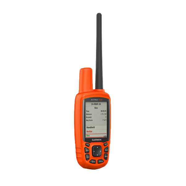 Garmin Astro 430 handheld GPS dog-tracking device, orange, certified refurbished