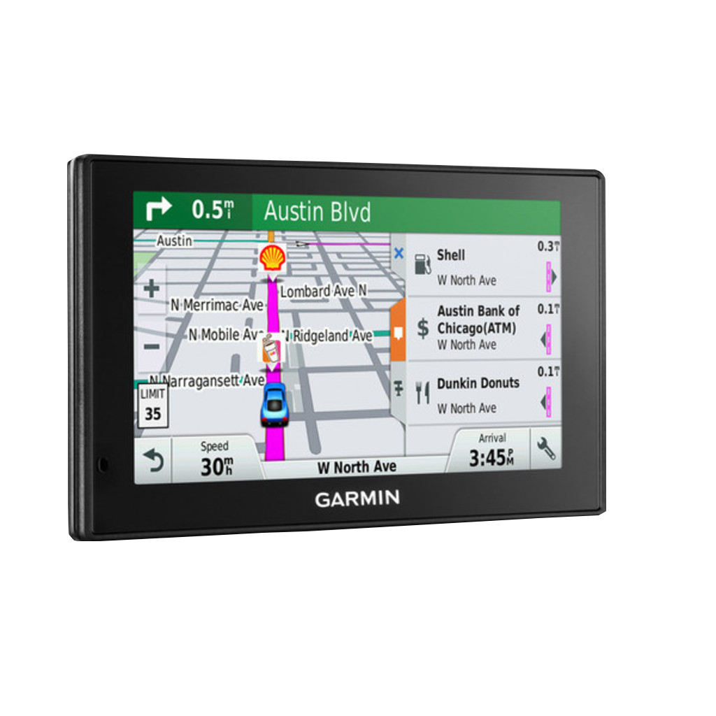 Garmin DriveSmart 60LMT 6-inch GPS navigator for automobiles, black frame, refurbished