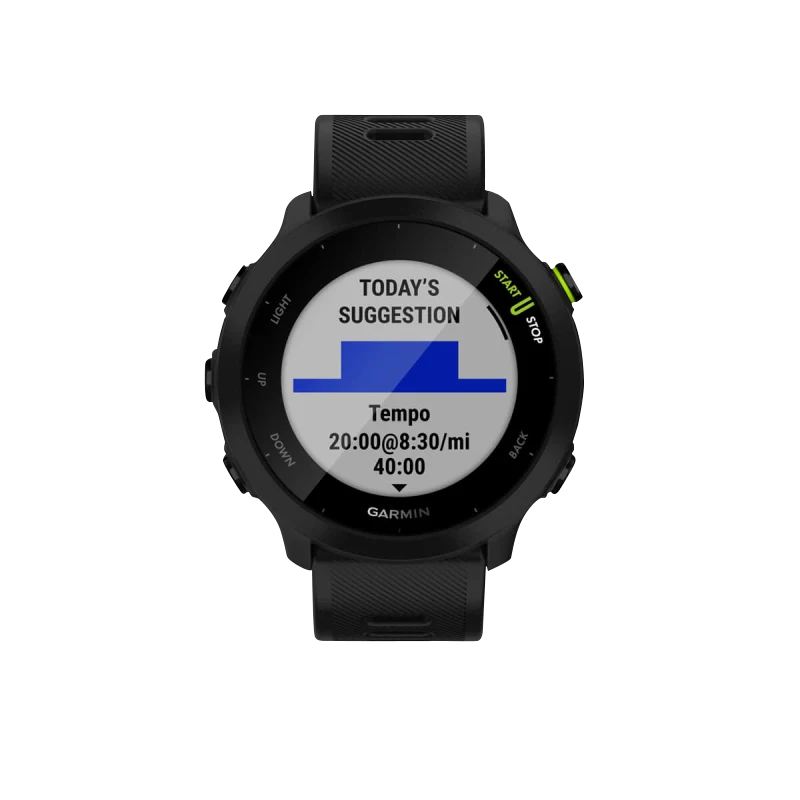 Garmin Forerunner 55, Black (Garmin Certified Refurbished) by Garmin