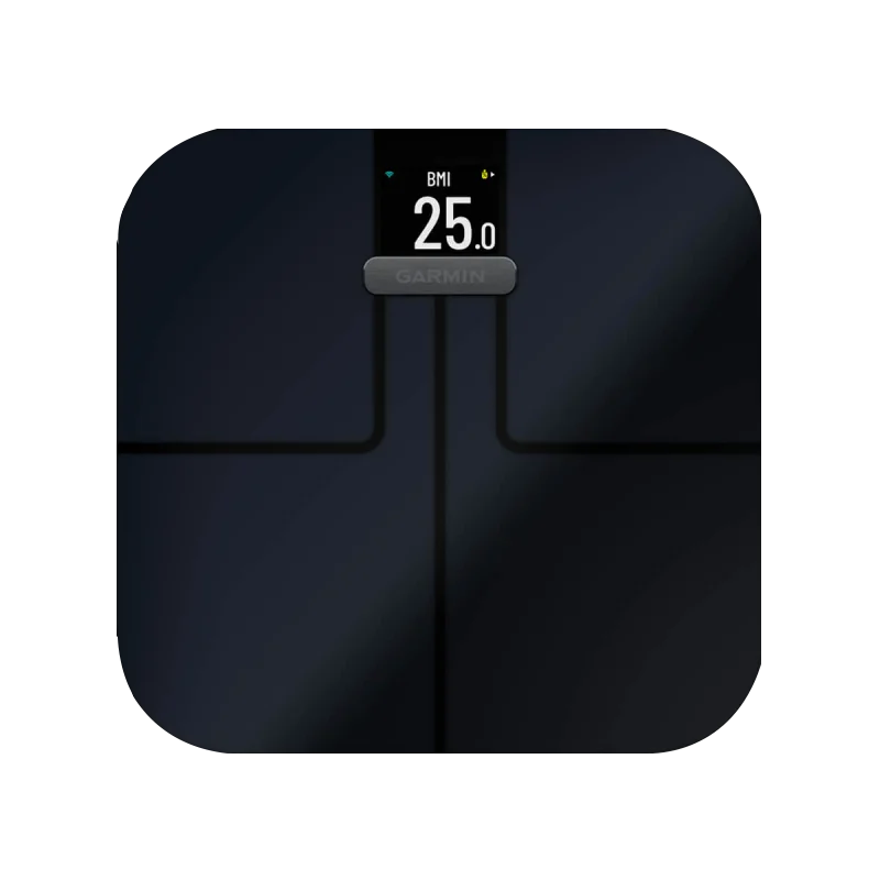 Garmin Index S2 Smart Scale, black; Garmin Certified Refurbished with BMI display