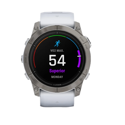 Garmin Epix Pro (Gen 2), 51 mm Sapphire Edition Titanium with Whitestone Band (010-02804-10) by Garmin