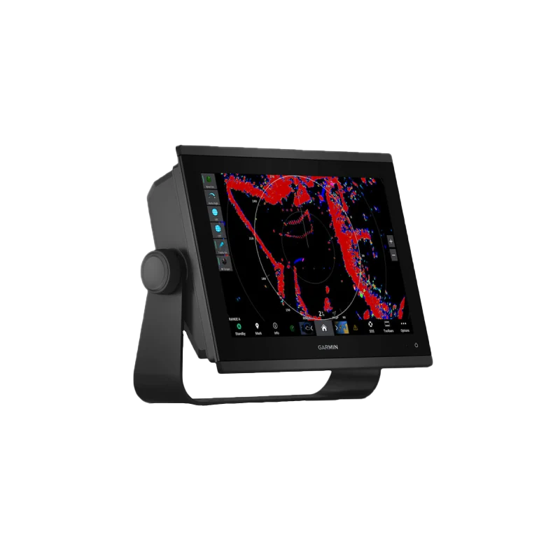 Garmin GPSMAP 1223 non-sonar marine chartplotter with worldwide basemap on black touchscreen display