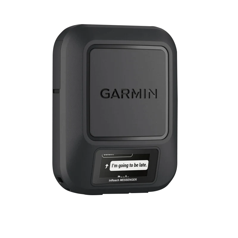 Garmin inReach Messenger SOS satellite communicator, certified refurbished, dark gray with Garmin logo